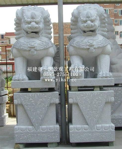 供应石雕北京狮/镇宅石狮子/惠安石狮子厂家图片