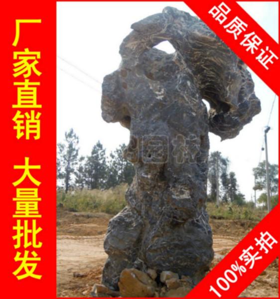 供应用于园林景观石的大型太湖石招牌石，惠州形态太湖石，假山石厂家直销