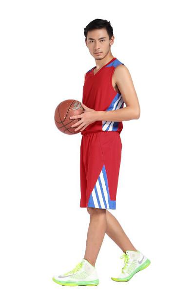 工厂直销2015新款中国队篮球服套装批发