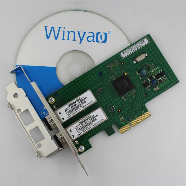 WYI350-F2 PCI-E光纤网卡 intelI350虚拟化ESXI5.5软路由