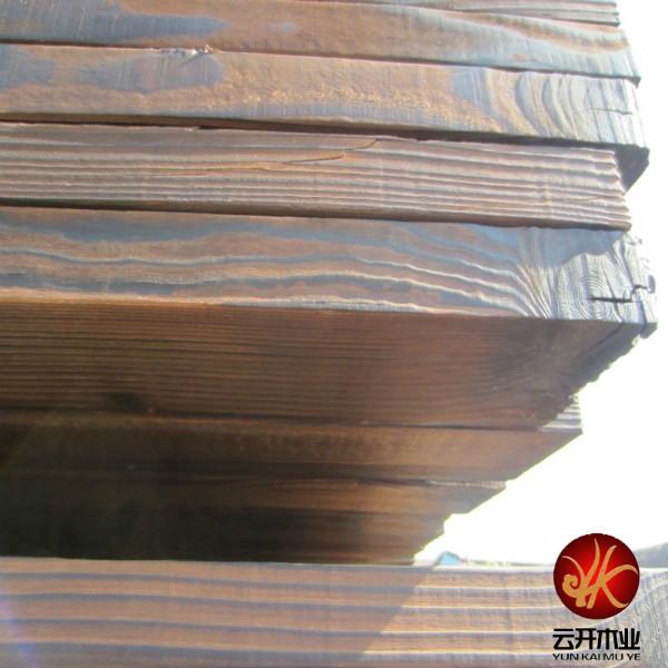 供应天然炭化木板材-炭化木资深加工-炭化木的效果