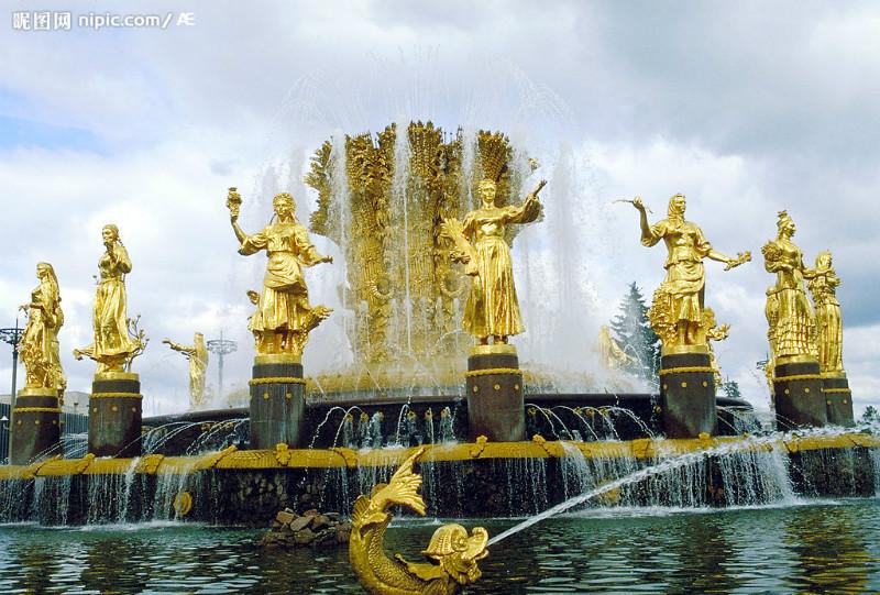 大型铜雕喷泉制作图片批发