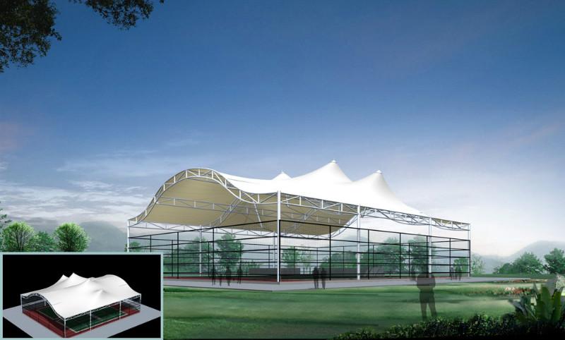 供应网球场屋顶膜结构