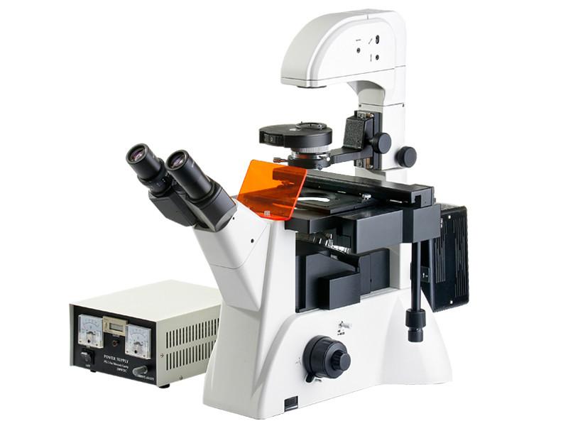 供应生物实验组培显微镜四色荧光激发倒置荧光生物显微镜DXY-2
