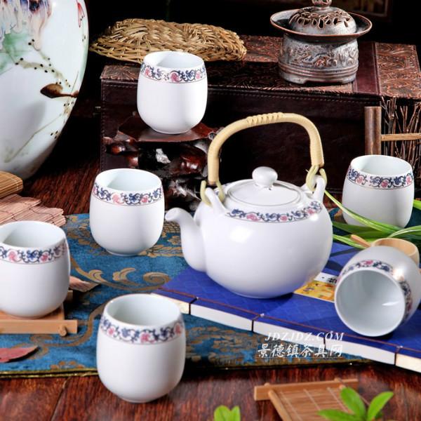 供应批发陶瓷茶具 套装茶具价格 景德镇茶具厂家