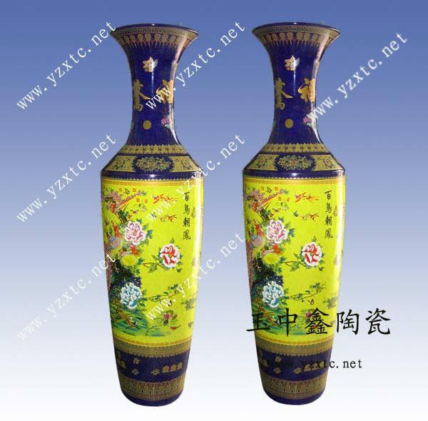 供应陶瓷大花瓶摆件工艺图片