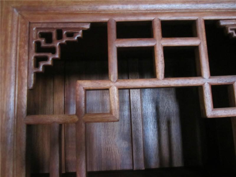 东阳红木厂 鲁创红木 红木家具 红木书柜 书籍放置 汉宫书柜
