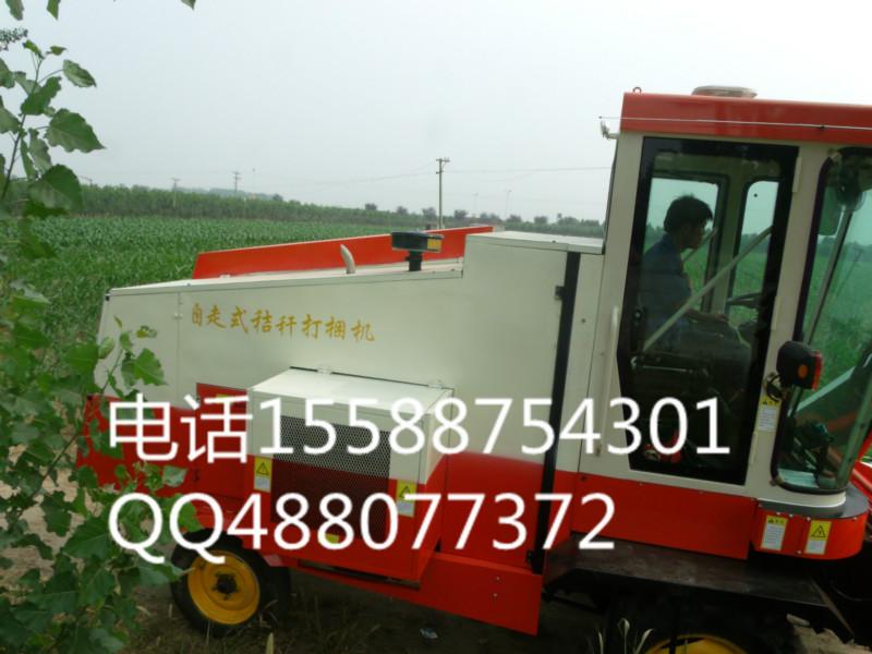 稻草牧草供应用于农业的打包机揉丝机全自动裕田自走式方捆图片