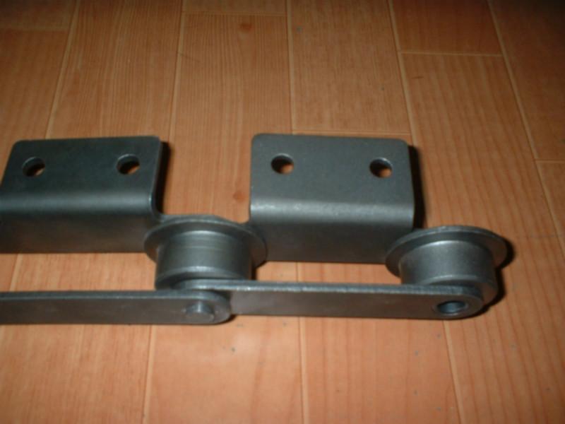 供应单侧弯板输送链条,节距100、125、150、160、200、250mm，F型带边滚子