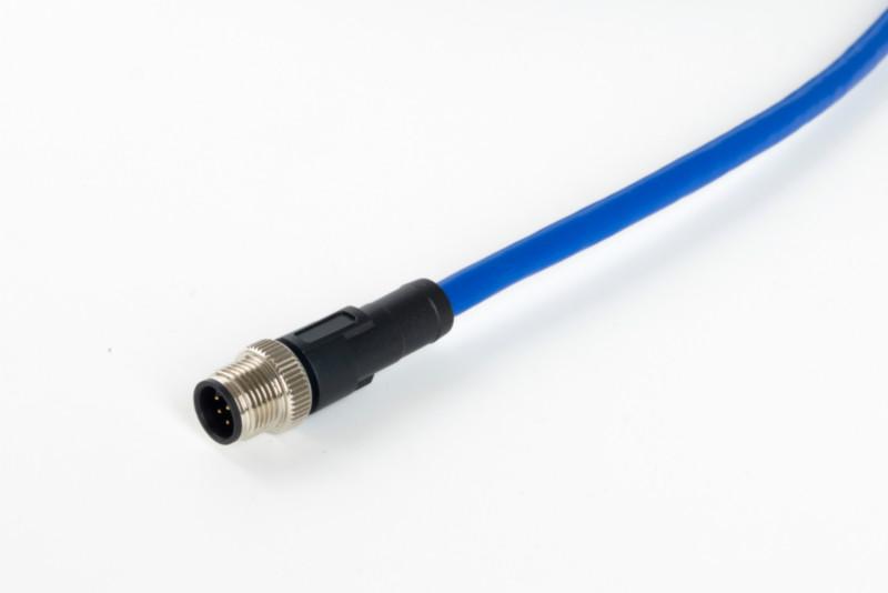 供应M12针式直型电缆连接器   正成电气