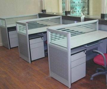 供应用于办公区域的山西晋城屏风办公桌定做批发