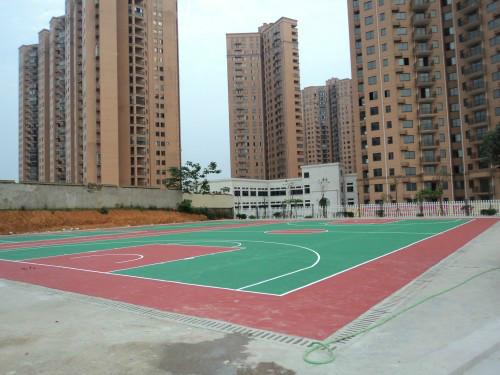 供应北京硅pu篮球场建设哪家最便宜？航易建筑