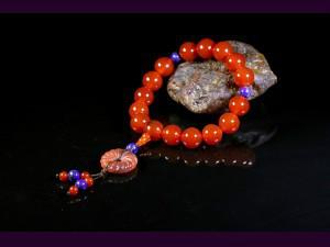 供应水晶坊珠宝首饰红玛瑙手链
