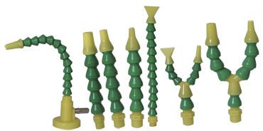 供应优质塑料油管绿色竹节管，喷油管。