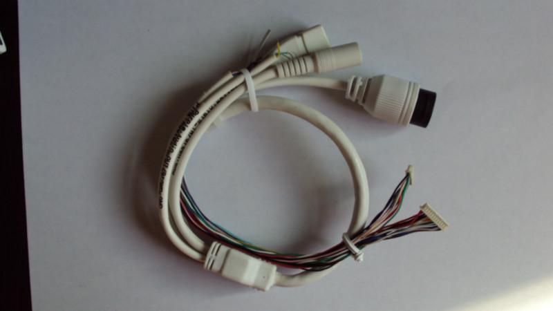 网络USB2.0摄像机尾线，网络监控防水线，网络安防摄像机尾线图片