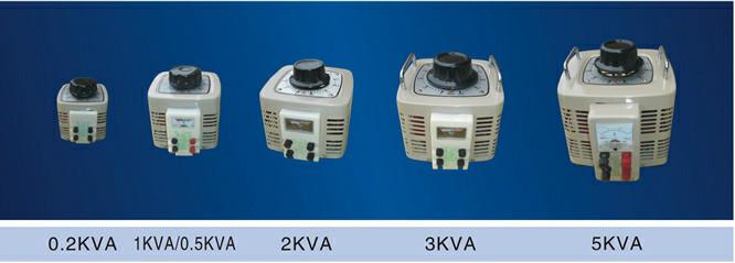 供应单相TDGC2-3KVA接触式调压器纯铜变压