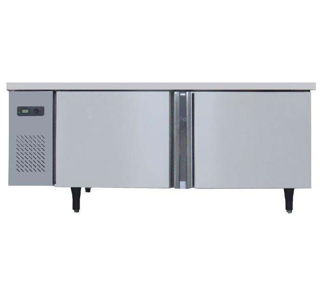 江南1.8米卧式冷藏冷冻厨房工作台