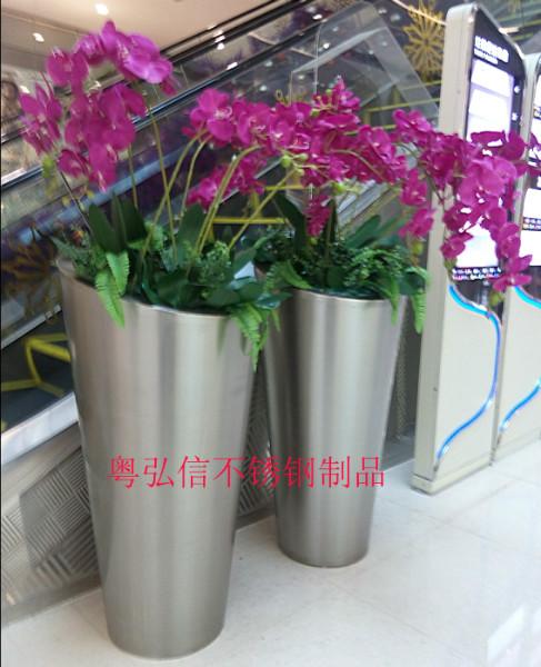 金属花盆供应专业生产金属花盆 不锈钢花盆室内装饰花盆