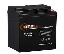 供应OTP蓄电池6FM-38免维护铅酸电池12V38AH报价