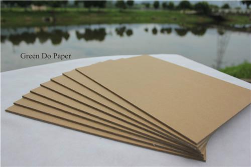 供应高厚度单/双面牛皮纸/牛卡纸板 环保硬纸板可替代密度板图片