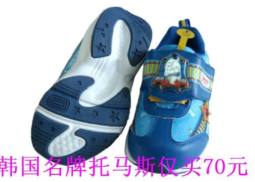 供应儿童闪灯运动鞋，名牌托马斯图片，韩国儿童鞋价格