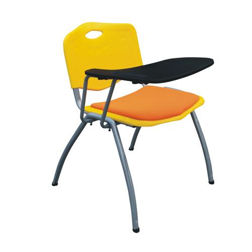 供应培训椅带软垫塑料椅学习椅