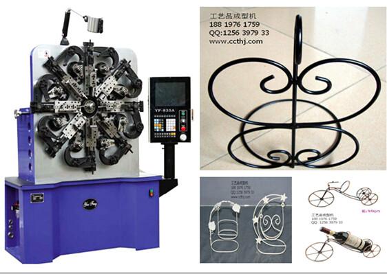 供应银丰弹簧机生产铁线工艺品,福建工艺品成型设备，福建工艺品设备厂家