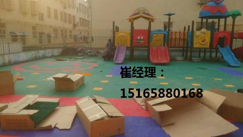 供应枣庄滕州幼儿园悬浮地板拼装地板图片