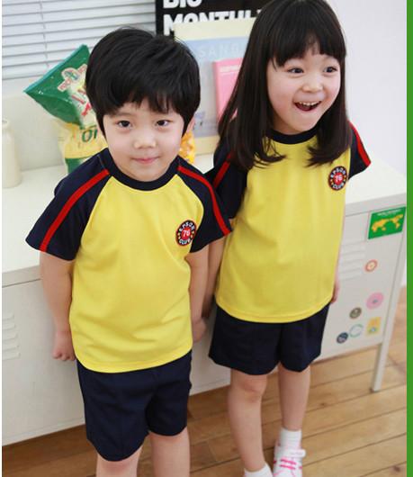 梅州私立幼儿园运动款园服套装订做批发