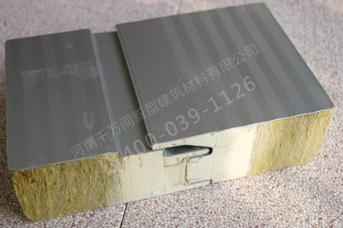 供应用于钢结构厂房的广州聚氨酯封边岩棉夹芯板厂家报价