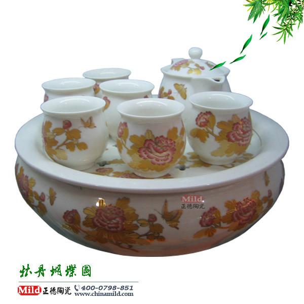 供应陶瓷茶具礼品套装 青花瓷茶具
