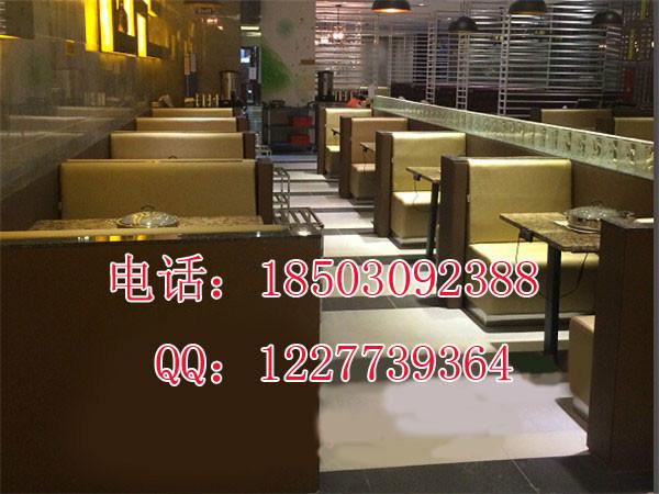 供应（龙华家具厂）茶餐厅卡座/西餐厅沙发/防火板火锅店桌椅厂家订做