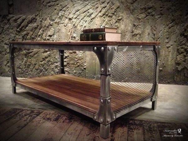 供应复古实木铁艺椅子桌子