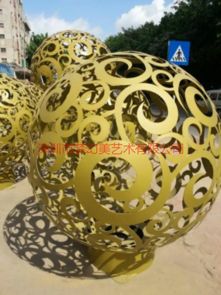 铁艺镂空球雕塑优质厂家批发