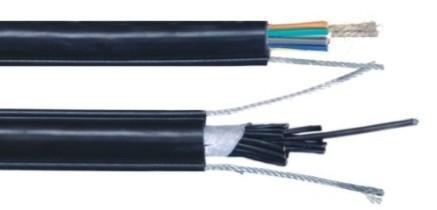 供应自承式钢索电缆两根钢丝上海生产，上海晟隆线缆，质量保证，7天到货图片