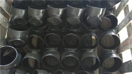 供应检查口柔性铸铁排水管件W型管材亚西亚管业