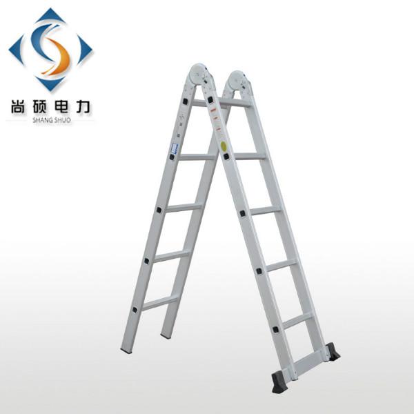 供应尚硕铝合金两关节梯直梯人字梯两用 L11-1.8壁厚，承重150kg