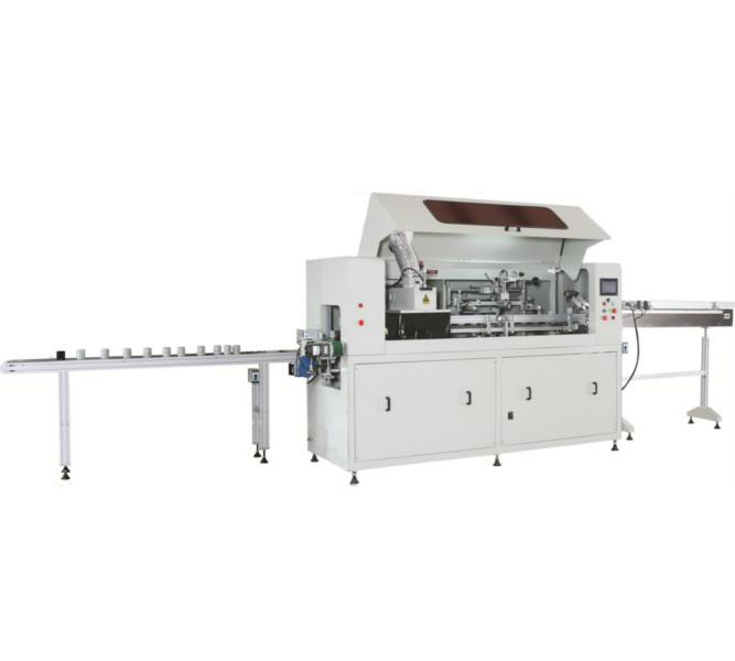 供应全自动单色丝印机，2米长成品检验输送带；单色丝印机厂家
