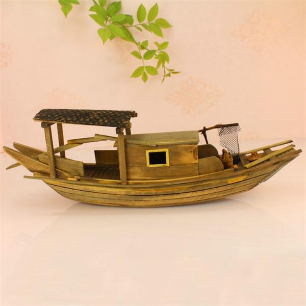 供应纯手工制作优质小木船模型