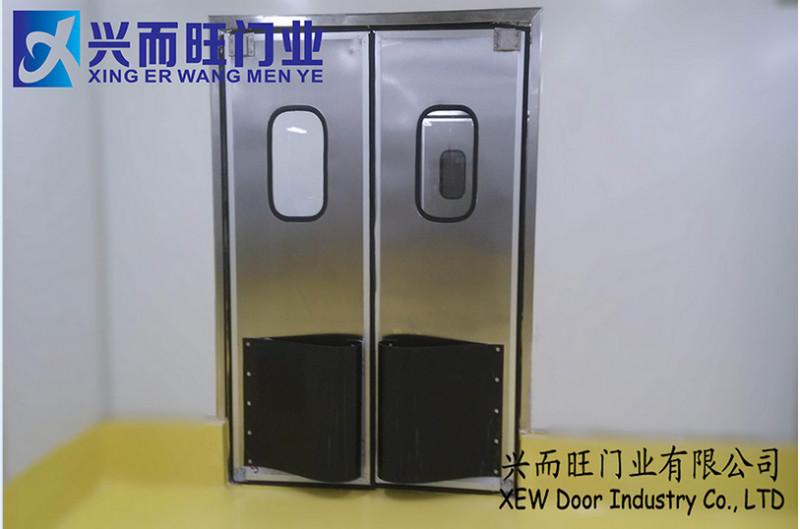 供应上海不锈钢门-不锈钢自由门-不锈钢防撞门-上海不锈钢自由门安装