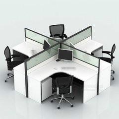 屏风桌电脑桌办公家具屏风办公桌职员桌椅