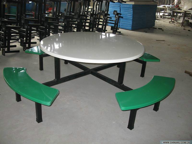 供应圆形餐桌椅 旅游区休息桌吃饭桌 成套户外餐桌餐椅 厂家直销