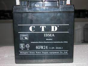 供应德国CTD免维护蓄电池型号6GFM-12各型号齐全使用寿命长图片