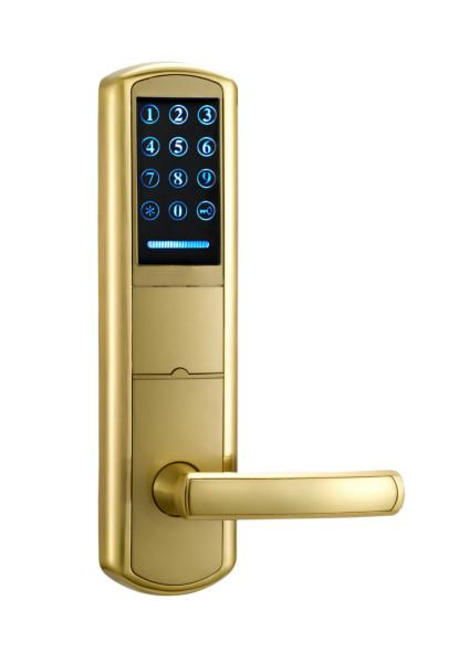 供应金视野电子门锁密码刷卡锁 防盗门IC刷卡锁 感应锁