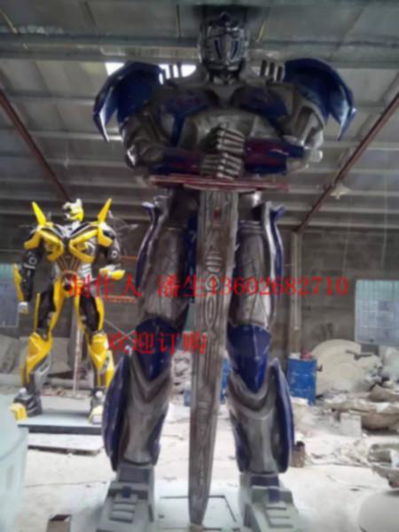 深圳市变形金刚4机器人雕塑玻璃钢机器人厂家