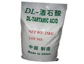 供应DL-酒石酸   公司推荐热销产品DL-酒石酸