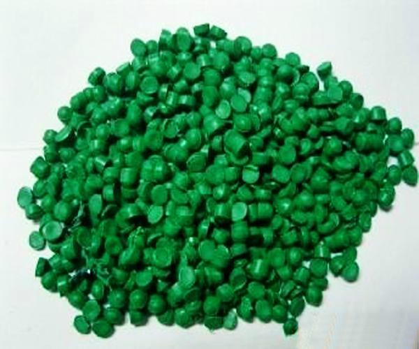pvc再生原料颗粒绿色pvc颗粒批发