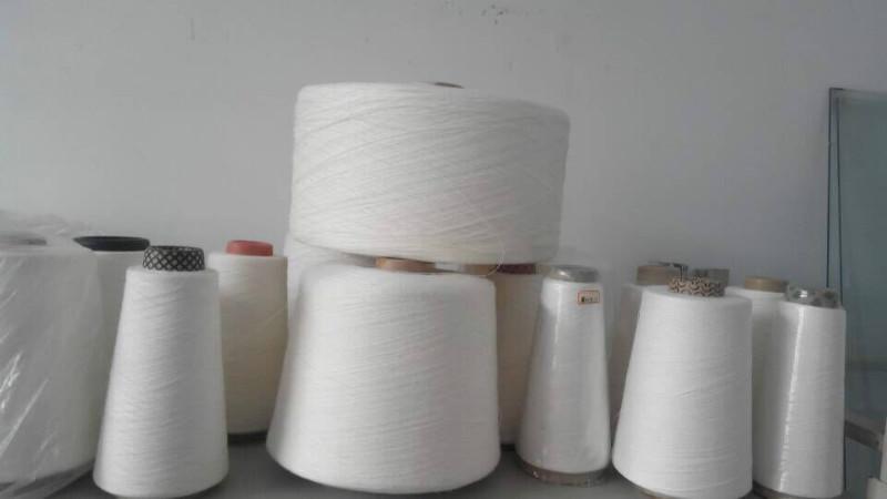 供应用于纺织的环锭纺人棉纱16支