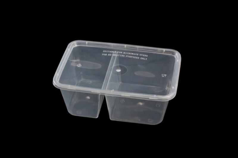 1000毫升透明快餐盒一次性饭盒餐具批发