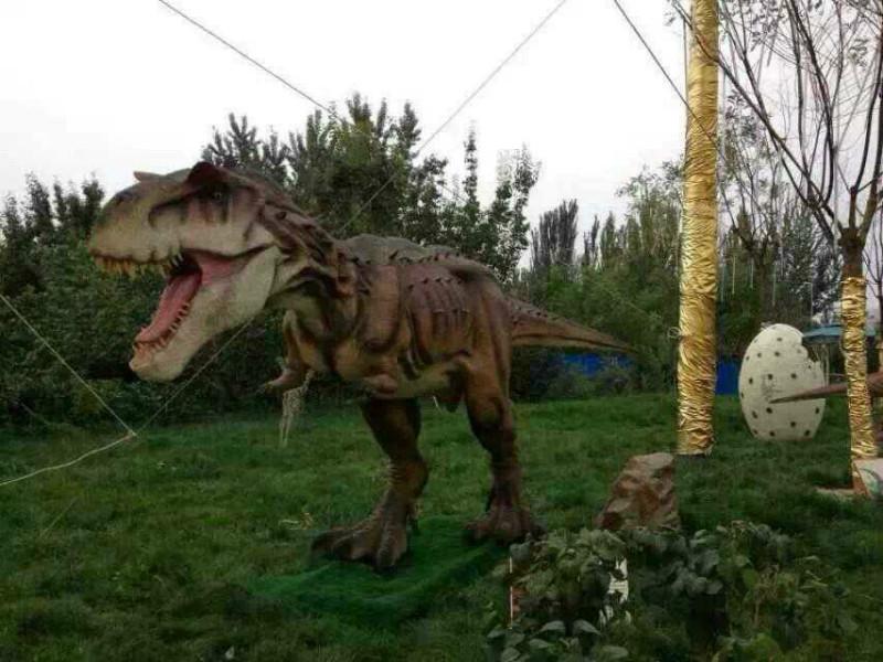 供应晋中侏罗纪仿真恐龙模型展览供应商，异特龙猛龙甲龙模型道具展示租赁图片